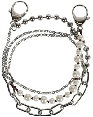 Marni Portefeuille À Détail De Chaîne - White