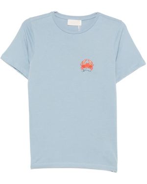 iBlues Graphic-Print Cotton T-Shirt - Blue