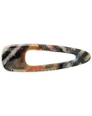 Burberry Check Hair Clip - Brown