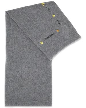 BENARAS BY CITRUS Pañuelo Bordado - Gris