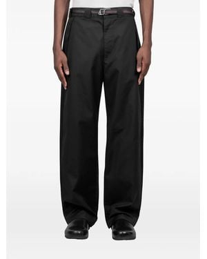 ROA Buckle-Detail Trousers - Black