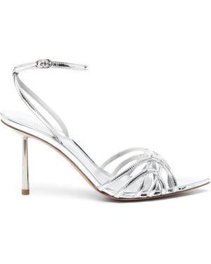 Le Silla Bella Leather Sandals - White