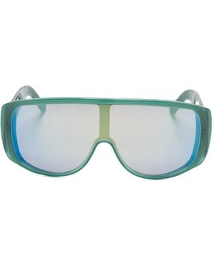 MM6 by Maison Martin Margiela Shield-Frame Sunglasses - Blue