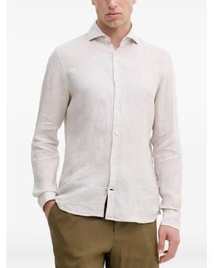 Joop! Long-Sleeve Linen Shirt - White