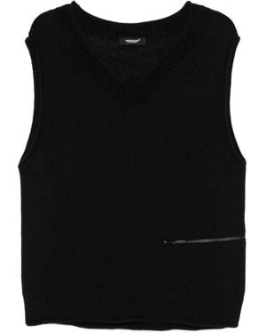 Undercover Cashmere Sleeveless Jumper - Black