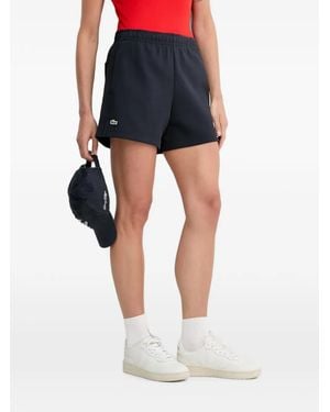 Lacoste Logo-Patch Mini Shorts - Blue