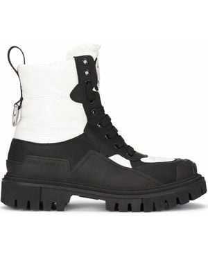 Dolce & Gabbana Lace-Up Boots - Black