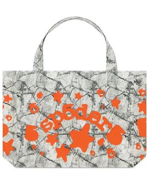 Sp5der Borsa Tote Real Tree Beluga - Rosso