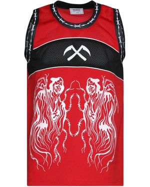 Warren Lotas Reaper Face Off Basketball Jersey - Red