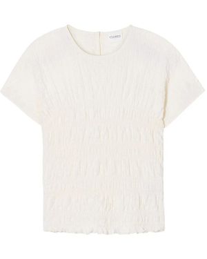 Closed Smocked T-Shirt - White