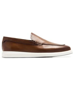 Magnanni Orion Leather Loafers - Brown
