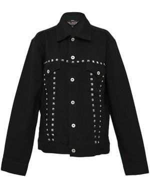 COMME DES GARÇON BLACK Jack Met Rockstud-Verfraaiing - Zwart