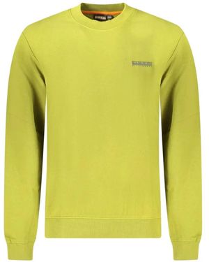 Napapijri Logo-Patch Sweater - Yellow
