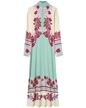 La DoubleJ Robe Longue Halle À Fleurs - White
