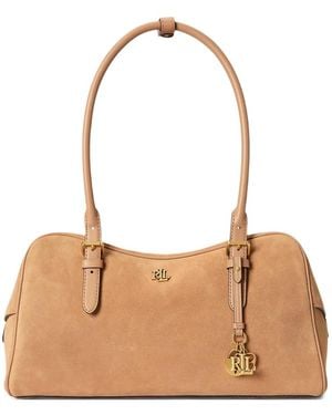 Ralph Lauren Borsa A Spalla Marcy Grande - Neutro