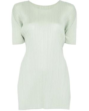 Issey Miyake Pleated Top - Green