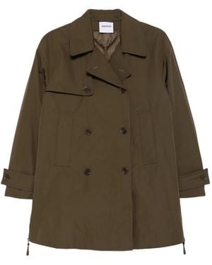 Aspesi Double-Breasted Storm-Flap Jacket - Brown