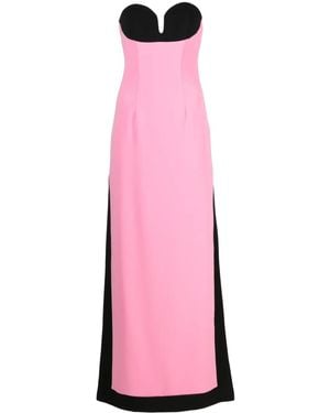 V:PM ATELIER Abito Da Sera Opal Con Design Color-Block - Rosa