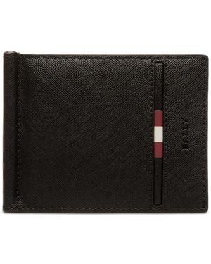 Bally Ribbon-Detail Leather Wallet - Black