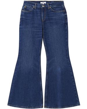 RE/DONE Baggy Flared Broek - Blauw