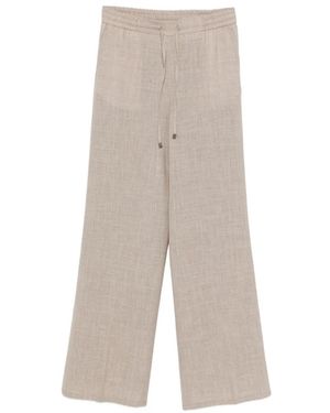 Berwich Patrizia Drawstring Palazzo Pants - White