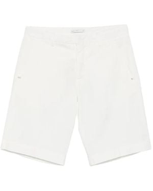 Entre Amis Danubio Belt-Loop Shorts - White