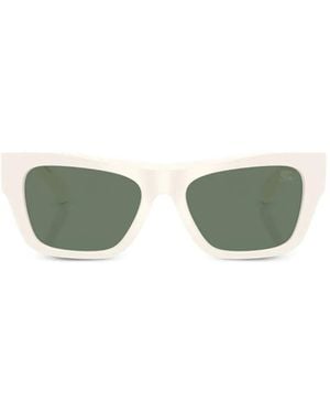 Burberry Rectangle-Frame Sunglasses - Green