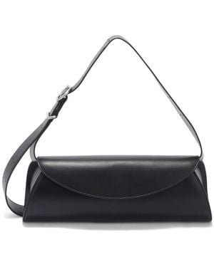 Jil Sander Leather Shoulder Bag - Black