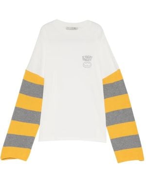 Joshua Sanders Logo-Embroidered T-Shirt - White