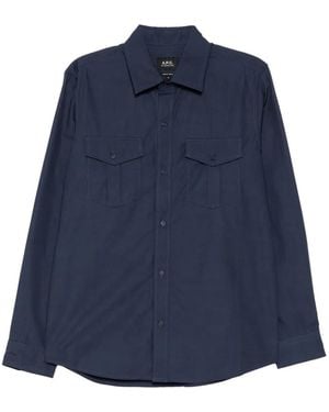 A.P.C. Warren Shirt - Blue