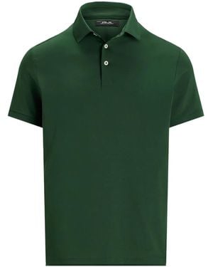 Ralph Lauren Button-Placket Polo Shirt - Green