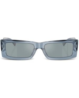 Jimmy Choo Sonnenbrille mit eckigem Gestell - Grau