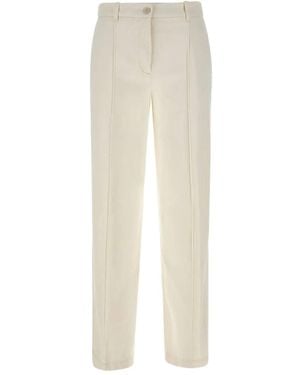 Eleventy Pleated Trousers - White