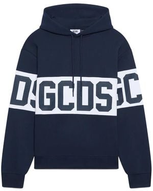 Gcds Pull À Logo Imprimé - Blue