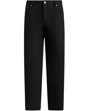 Manière De Voir Dn001 Tapered-Fit Denim Jeans - Black
