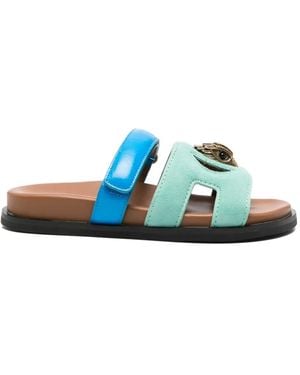 Kurt Geiger Eagle Cut-Out Sandals - Blue