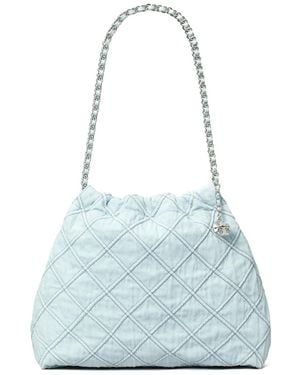 Tory Burch Fleming Denim - Blue