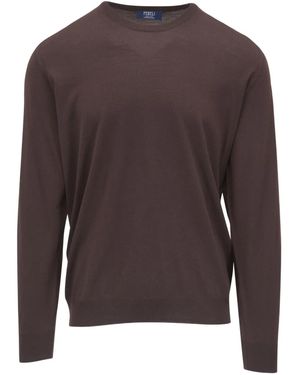 Fedeli Crewneck Sweater - Brown