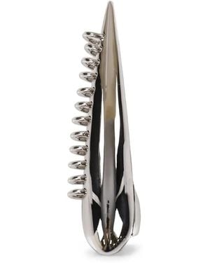 Hugo Kreit Fringe Nail Ring - White