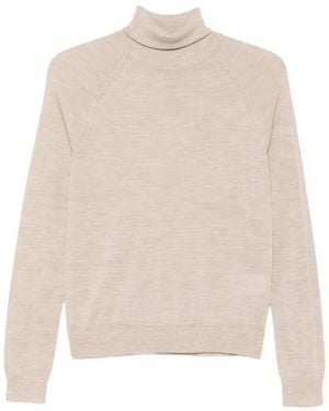 BOSS Maglione A Collo Alto - Bianco