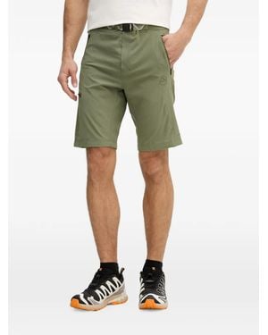La Sportiva Bermudas Con Logo Estampado - Verde