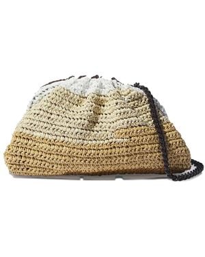 Maria La Rosa Layers Game Clutch Bag - Natural