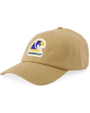 CASABLANCA Casquette Horus À Patch Logo - Natural
