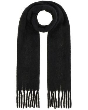 Marni Schal Mit Fransensaum - Schwarz