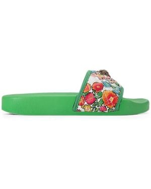 Kurt Geiger Meena Eagle Slides - Green