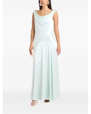 Needle & Thread Evangeline Maxikleid Mit Wasserfallkragen - Grün