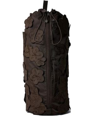 The North Face X Cecilie Bahnsen Tania Floral-Appliqués Backpack - Black