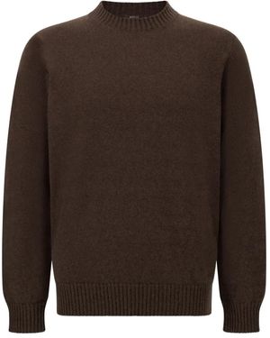 BOGGI Crew-Neck Pullover - Brown