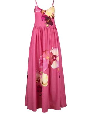 Aston Studio Delia Floral Dress - Pink