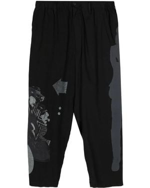 Yohji Yamamoto Men Z-yohji Pt Trousers - Black